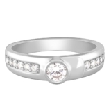 GIVA 925 Silver Moon Tail Ring,Fixed Size,Indian – 12 | Gifts for Women and Girls | With Certificate of Authenticity and 925 Stamp | 6 Months Warranty*