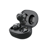 Portronics Harmonics Twins S3 Smart TWS Bluetooth 5.2 Earbuds with 20 Hrs Playtime, 8mm Drivers, Lightweight Design(Black)