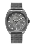 Fastrack Vyb Aviator with Quartz Analog Grey Dial Grey Stainless Steel Strap Watch for Men – FV30046QM01W