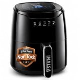 INALSA Air Fryer 4.2 ltr|1400 W with Air Crisp Technology|Temperature & Timer Control|8 Preset Menu & Digital Display|Air fry, Bake,Roast,Reheat,Dehydrate|Airfryer Recipe book(Tasty Fry Digital)
