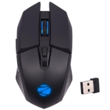 ZEBRONICS Shark Lite Wireless Gaming Mouse with 4600DPI, Comfortable & Ergonomic Design, RGB LED Lights, 6 Buttons, in-Built Rechargeable Battery, Power & LED ON/Off Switch