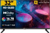 realme TechLife 80 cm (32 inch) QLED HD Ready Smart Google TV(32HDGQRDDAQ)