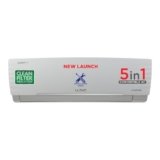 Lloyd 1.5 Ton 5 Star, Inverter Split AC (5 in 1 Convertible, Cools Even at 52°C, Smart 4 Way Air Swing, Turbo Cool, Anti Corrosion Coating, 100% Copper, White, GLS18I5KWGGW)