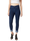 Miss Chase Women’s Cropped Denim Jeans(MCSS18DEN02-39-71-32,Navy Blue,32)