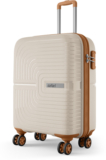 SAFARI Eclipse Neo 55 4W Luxury Beige Cabin Suitcase 8 Wheels – 22 Inches