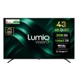Lumio Vision 7 109 cm (43 inches) 4K Ultra-HD Smart QLED Google TV FTW1-ADSG