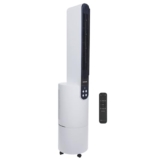 SINGER Cloudx Fan | Provides Cloud Infused Breeze | Quiet Mode Option | Powerful Airflow | Anti-Microbial Mesh Filter | Point Anywhere Remote | Portable | 3 Speed | 2 Yrs Warranty,