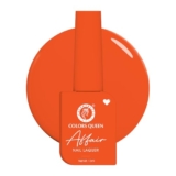 Colors Queen Affair Nail Polish – 06 – Tangy Sun Set, 13ml | Rich Pigmentation, Quick Drying, Long Lasting Nail Paint | Chip Resistant, No Harmful Chemicals, Semi Matte Nail Polish for Women