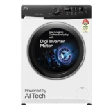 Godrej 9 Kg 5 Star AI Powered, Steam Wash, Digi Inverter Motor, Steam Wash, 1400 RPM Spin Motor, Add To Wash, Fully Automatic Front Load Washing Machine (WFEON ZUS 9014 5.0 IDCRM GLWH, Glacial White)