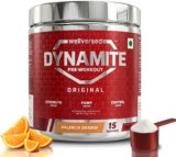 Wellversed Dynamite Pre-Workout (210g, 15 Servings) | Unleash Explosive Energy Pre Workout(210 g, Valencia Orange)