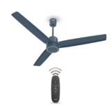 Havells EPIC BLDC Ceiling Fan 1200mm, 380 RPM, Savings upto 65%, Reverse Rotation, 4 Modes (Boost, Sleep, Breeze, Mop), Low Wattage 30W, Low Noise, Air Flow:225 CMM, 3 Year Warranty, Denim Blue