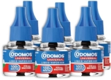 Odomos Universal Liquid Vaporiser 45ml X Pack Of 6 | Mosquito Repellent Single Refill | 100% Protection| Fits All Machines | Protects Dengue, Malaria & Chikungunya Mosquitoes |