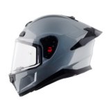 Axor Saber Motorbike Helmet(Nardo Grey, Black)
