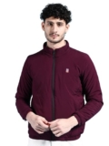 The Indian Garage Co Men Red Regular Fit Solid Bomber Jacket
