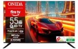 Onida 139 cm (55 inches) QLED Ultra HD 4K Smart Fire TV Q55UDI