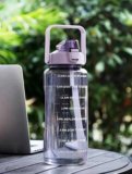 VENSWISE MOTIVATIONAL WATER BOTTLE 2000ML-PURPLE 2000 ml PET, Plastic Bottle(Pack of 1, Purple)