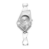 Fastrack Younique Quartz Analog Silver Dial Metal Strap Watch for Girls-NS6279SM01