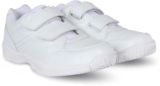 Nivia School Shoe for Kids/Durable/Anti-Skid/MESH with Superlight Lightweight Formal Shoe- SIZE-12 (White)