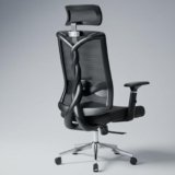 Ergo throne Spiralflex Ergonomic Office Chair for Work | Multi-Lock Synchro Tilt Mechanism | 4 Year Warranty | 3D Armrest | Adjustable Lumbar (Grey, 3 Position Lock)