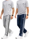 Diwazzo Striped Men Silver, Dark Blue Track Pants