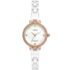 TIMEX Analog Watch for Women with Blue Round Dial & Rose Gold Stainless Steel Bracelet Band Water Resistant Women’s Wrist Watches – TWEL155SMU07