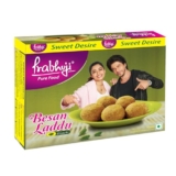 Prabhuji Besan Laddu Elaichi 336g | Traditional Indian Sweet Made with Gram Flour | Soft & Rich Taste | Ready to Eat Mithai | Vegetarian