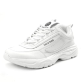 Bacca Bucci Men Lace Up Sneaker Shoes White, Size UK8