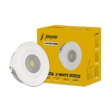 Jaquar Plastic Jasper Prime 2W LED Light Spotlight | SPOT Light for Home Ceiling | Green SPOT Light (Pack of 1)