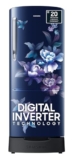 Samsung 183 L, 4 Star, Digital Inverter, Direct-Cool Single Door Refrigerator (RR20C1824HV/HL, Himalaya poppy Blue, Base Stand Drawer)