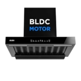 Glen Hood Selena BLDC 60 Black Filterless Kitchen Chimney 60cm | 1400 m³/hr Suction Capacity | BLDC Motor| Aeration Technology | Touch & Gesture Control |1-Year Comprehensive Warranty and 7-Year Motor