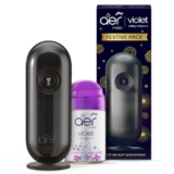 Godrej aer Matic Kit (Machine + 1 Refill) – Automatic Room Fresheners with Flexi Control Spray | Violet Valley Bloom | 2200 Sprays Guaranteed | Lasts up to 60 days (210ml)