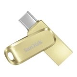 SANDISK Ultra Dual Drive Luxe Type-C 1TB, OTG, Upto 400MB/s, Pendrive, Gold, 5Y Warranty (SDDDC4-1T00-I35GD)