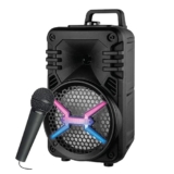 IKALL IK200 Wireless Bluetooth Party Speaker with (10 Watt, Multiple Connectivity), Black