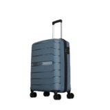 Aristocrat Liberty 8-Wheel Cabin Size Hard Case Trolley Bag, Spanish Blue