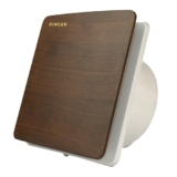 SINGER Venti X 150mm Air Exhaust fan for Kitchen, Bathroom | Noiseless, Sleek Design Easy to Clean | High Speed, Powerful Motor, 100% Copper Winding, 3 Year Warranty【Wooden Finish】