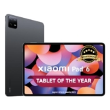 XIAOMI Pad 6 [Smartchoice]| Qualcomm Snapdragon 870| Powered by HyperOS |144Hz Refresh Rate| 8GB, 256GB| 2.8K+ Display (11-inch/27.81cm) Tablet| Dolby Vision Atmos| Quad Speakers| Wi-Fi| Gray