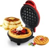 Mini Waffle Maker Machine 3 In 1 Waffle Iron Home Appliances Kitchen Easy To Clean, 4 Inch, Perfect For Breakfast,Dessert, Sandwich, Pan Cakes, Other Snacks|Assorted – 350 Watts (Mini Waffle Maker)
