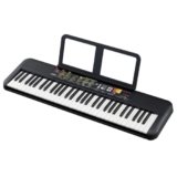 YAMAHA PSR-F52 61-Key Portable Digital Keyboard with Power Adapter, 136 Instrument Voices, 158 Styles, Built-in Speakers, Easy-to-Use Keyboard for Beginners & Music Learners, Black