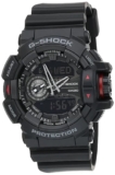 Casio G-Shock GA-400-1BHDR Black & Red Analog-Digital Dial Black Resin Strap Men’s Watch Shock and 200M Water Resistant G566