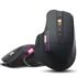 Ant Esports GM810 PRO V2 Wireless Optical Gaming Mouse, 2.4G + Bluetooth, 3600 DPI, 400mAh Rechargeable Battery, 72H Working Time, 125Hz Polling, RGB Charging Dock_ Black