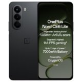 OnePlus Nord CE6 Lite | 8GB+128GB | Hyper Black | Segment’s Fastest Dimensity 7400 Apex Processor | 7000mAh Battery | Segment’s Highest 144Hz Refresh Rate | 50MP Main Camera, 4K Video Recording