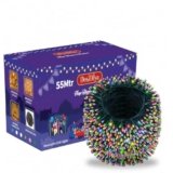 Desidiya ® Plastic 55 Meter LED Decorative String Fairy Rice Lights for Home Decoration Indoor and Outdoor Decoration Lights, Festival, Party, Garden, Wedding (Multicolor)(Pack of 1)