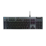 Logitech G915 X Low-Profile Wired Mechanical Gaming Keyboard, Double-Shot PBT Keycaps, Fully Programmable Keys, RGB Lighting, Aluminum Finish, GL Brown Tactile Switches – PC/Mac