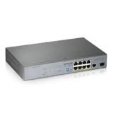 Zyxel GS1300-10HP 8 Port Gigabit 130W High Powered POE+ Unmanaged IP and CCTV Surveillance Switch | Rack/Wall Mount | 1 SFP+1 GbE