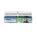 HOMEFOIL 2-in-1 Paper & Silver Converted Aluminium Foil (350 Grams) for Packing | Keeps Food Fresh | Ideal for Wrapping, Storing and Serving | 23.14 Meter Net Guaranteed Length