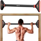 Lifelong LLPB02 Pull Up Bar for Home Workout|Chin Up Bar, 65-95CM|Max User Weight 150kg Pull-up Bar(Black)