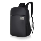 SPENZ BAGS Travel Laptop Backpack for Women’s & Men|Carry On Bag, College & School Students Bookbag With Raincover (Medium Size) (SB-FirstBlack)