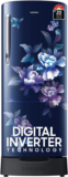Samsung 183 L Direct Cool Single Door 5 Star Refrigerator with Base Drawer  with Digital Inverter(Himalaya Poppy Blue, RR20D2825HV/NL)
