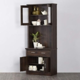 Home Centre Lewis Buffet Hutch – Brown (Engineered Wood)