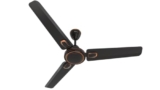 Polycab Superb Plus 1200mm Star Rated Ceiling Fan For Home | High Speed & Air Flow, 100% Copper | Saves up to 33% Electricity | 2 years warranty【Smoke Brown】